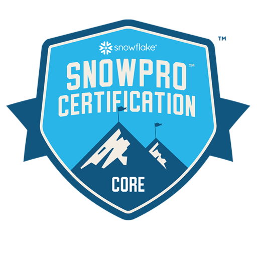Snowflake SnowPro Core Certification Logo