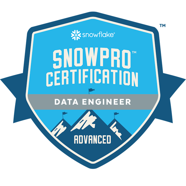 Snowflake SnowPro Advanced: Data Engineer Certification Logo