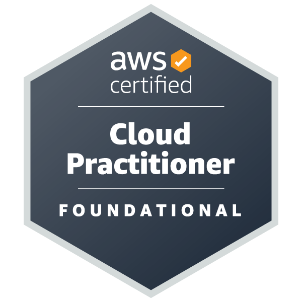 AWS Certified Cloud Practitioner - Practice Exam 1 Logo